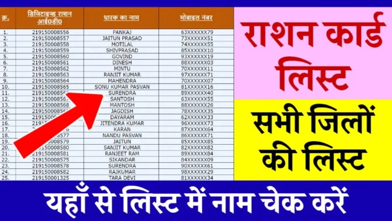 Ration Card New List 2024